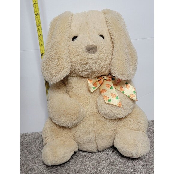 Walmart Beige Tan Bunny Rabbit 16" Plush Stuffed Animal Toy - Picture 2 of 8